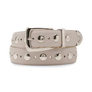8836 Women's Kingston Studded Pant Belt, Ivory, Large